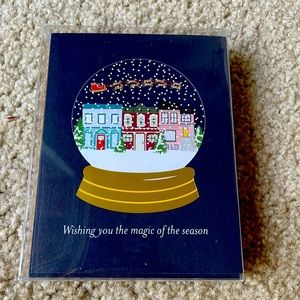 Paper Source Snowglobe Christmas Card Set